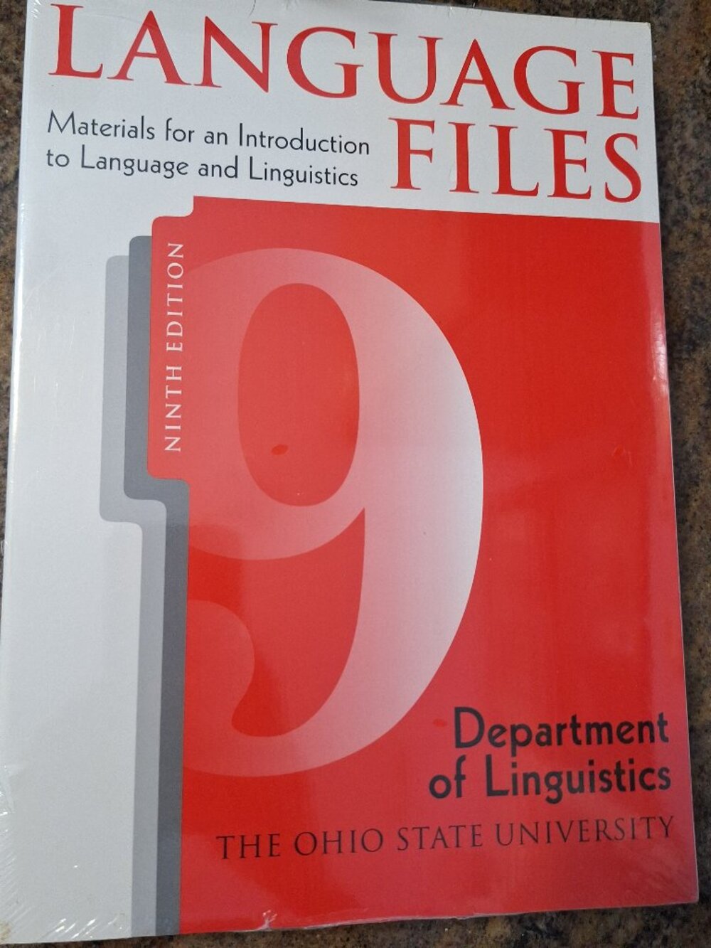 Language Files 9 Department of Linguistics Ohio State